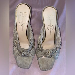 Jessica Simpson Champagne heels ; women size 8